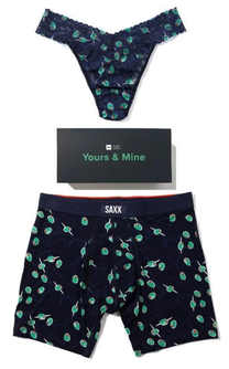 Holiday Exclusive: HIM & HERS Signature Lace Thong & Boxer Brief