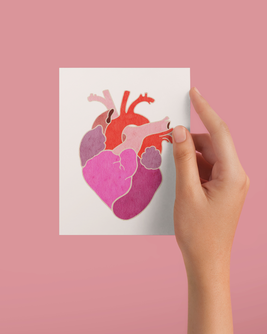 Human Heart Greeting Card