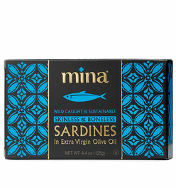 Sardines in Extra Virgin Olive Oil, Skinless & Boneless