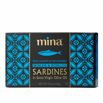 Sardines in Extra Virgin Olive Oil, Skinless & Boneless