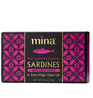 Sardines in Extra Virgin Olive Oil with Chili Pepper
