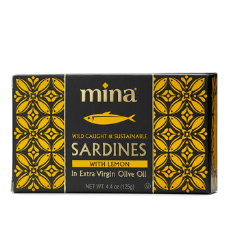 Sardines in Extra Virgin Olive Oil With Lemon