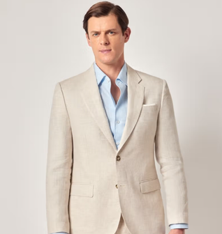 Italian Linen Tailored Fit Suit - 1913 Collection
