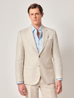 Italian Linen Tailored Fit Suit - 1913 Collection