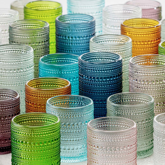 Jupiter Glassware Collection (10 colors, multiple sizes)