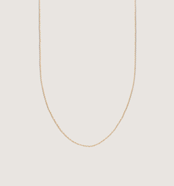Micro Rolo Link Chain Necklace