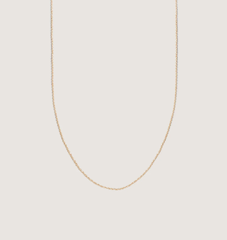 Micro Rolo Link Chain Necklace