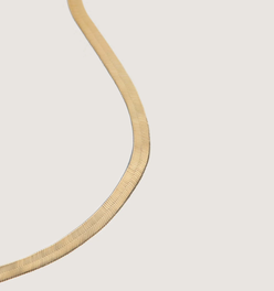 Carter Herringbone Chain Necklace