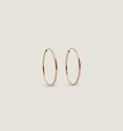 Lightweight Hoop Earrings Medium