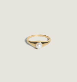 Pearl Signet Ring