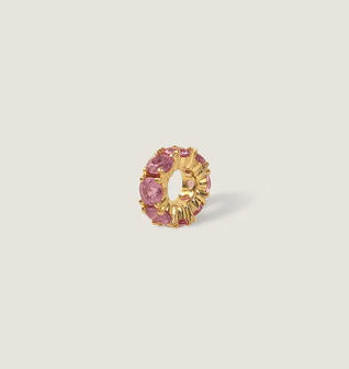 Milestone Charm Pink Sapphire