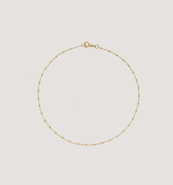 Diamond Cut Rolo Chain Anklet