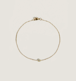 Solitaire Round Diamond Bracelet