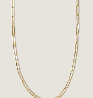 Paperclip Link Chain Necklace