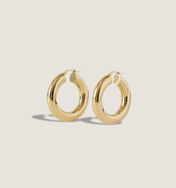 Bold Hoop Earrings Medium