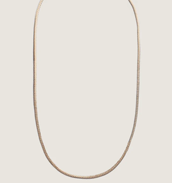 Petite Kennedy Herringbone Chain Necklace