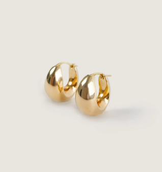 Bold Teardrop Hoop Earrings