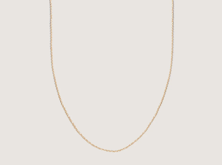 Micro Rolo Link Chain Necklace
