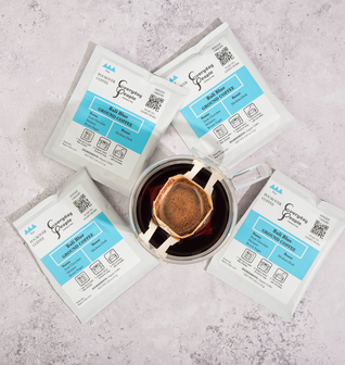 Bali Blue Single Origin Single Serve Pour Over Kit ( 10-Pack)