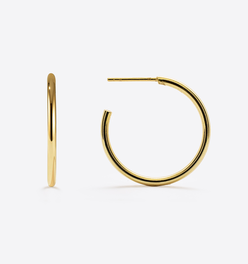 Extra Small Gold Tube Hoops
