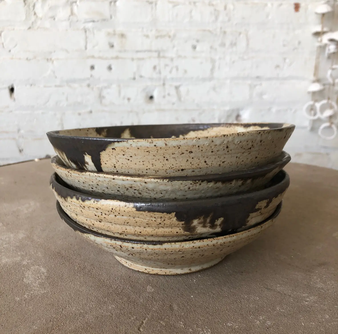 Luna Ceramic Pasta Bowl in Sand