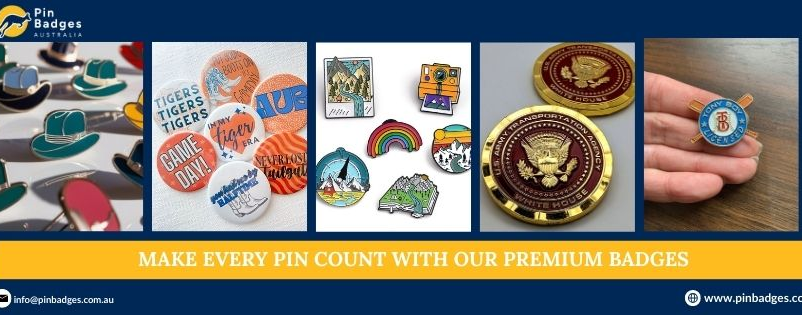 Custom Enamel Pins Services AU