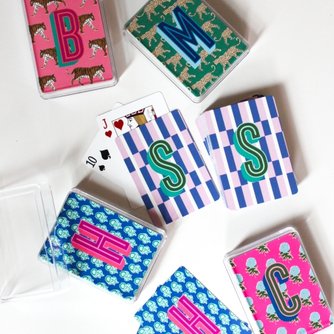Monogrammed Playing Cards