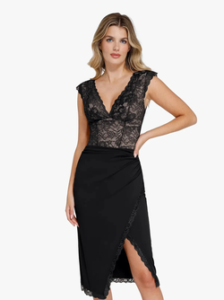 Shapewear Sculpting Lace Bodysuit or Midi Skirt or Shrug