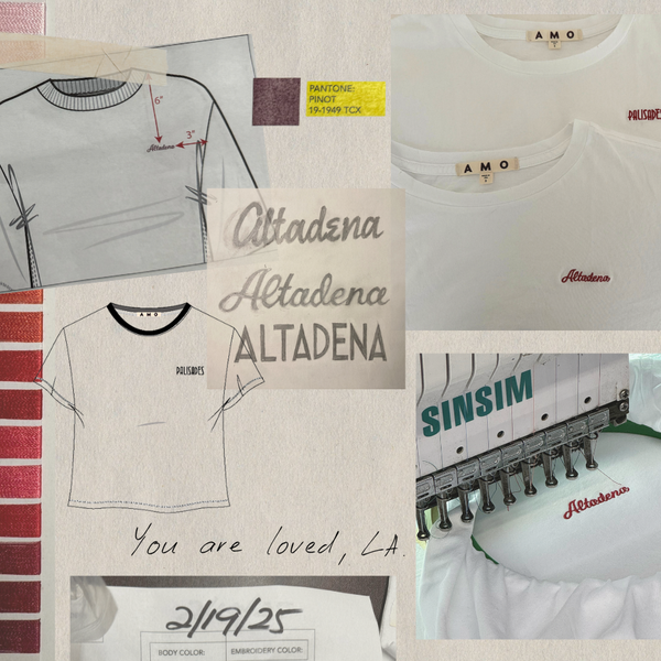 AMO Denim Unveils Limited-Edition Tees to Support Local Communities Affected by Wildfires