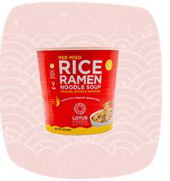 Red Miso Rice Ramen Noodle Soup