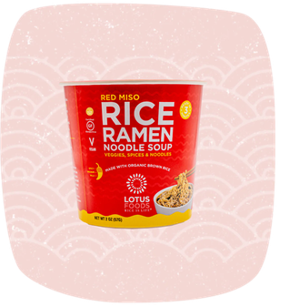 Red Miso Rice Ramen Noodle Soup