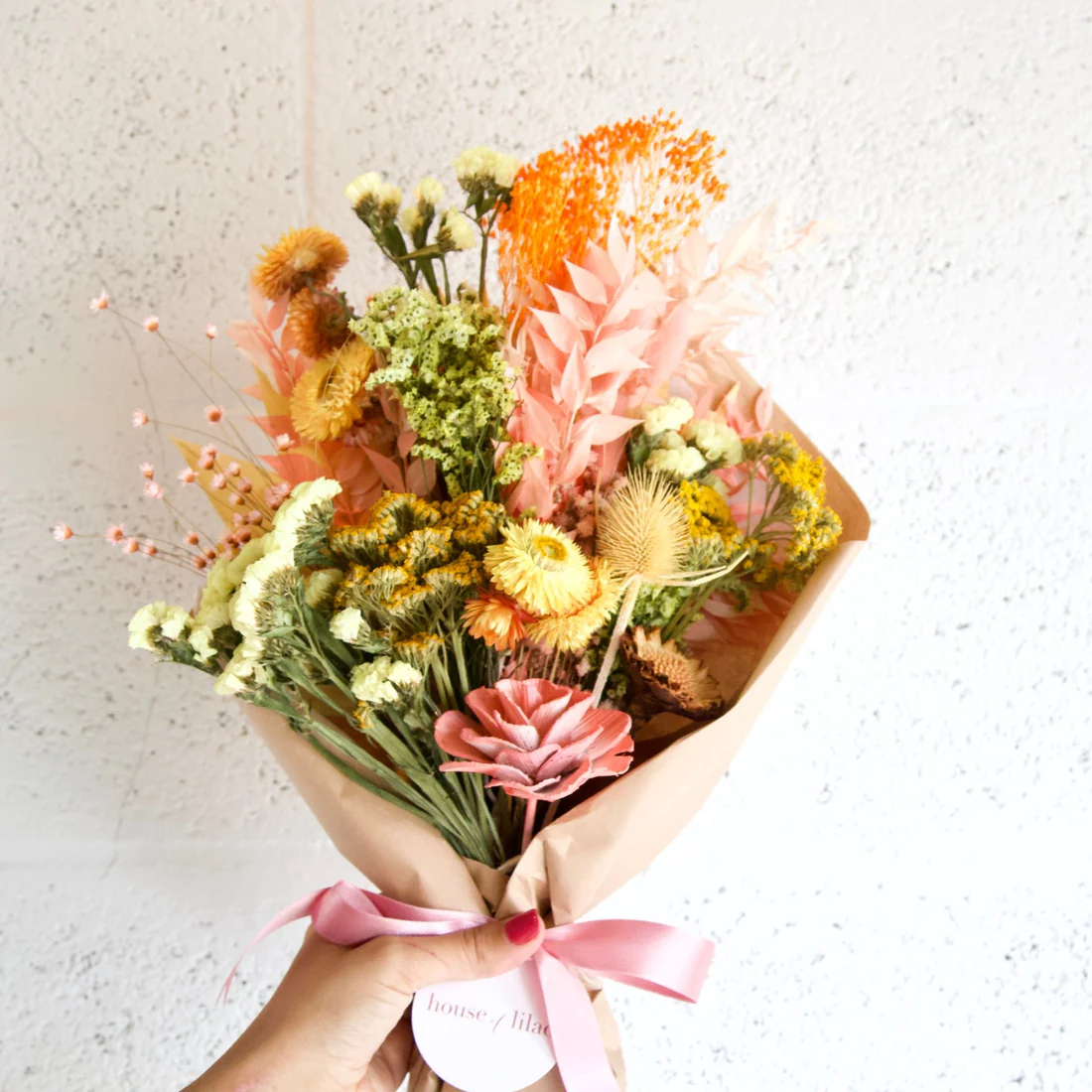 dried flower bouquet wrap - Public Relations Media Kit - Press Hook