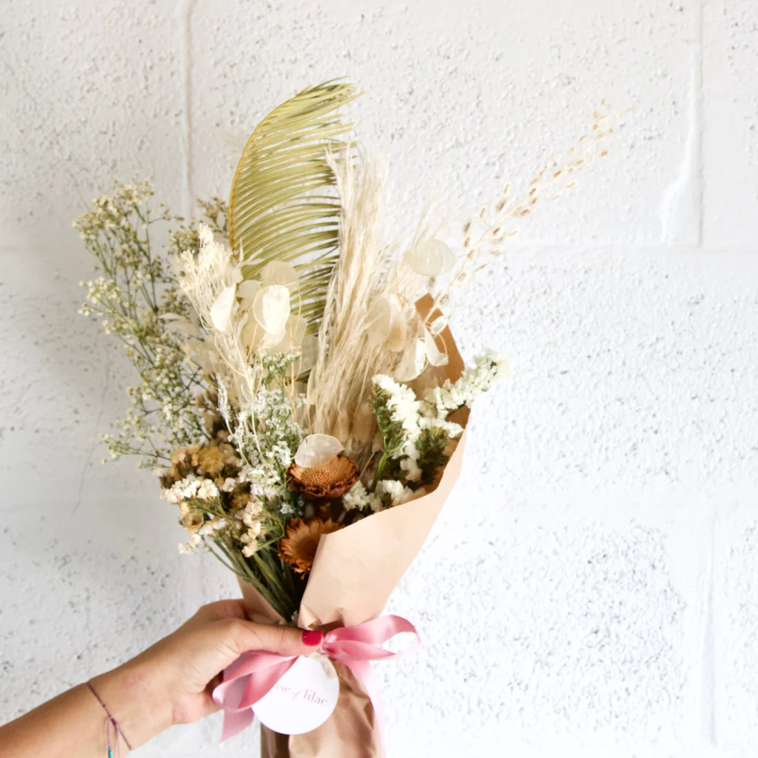 dried flower bouquet wrap Public Relations Media Kit Press Hook