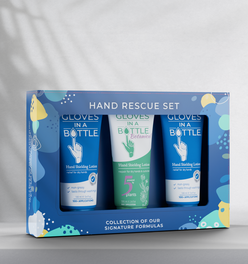 Gloves In A Bottle – Protects & Restores Dry Cracked Skin (3-Pack 3.4oz Tube Gift Set, Variety)