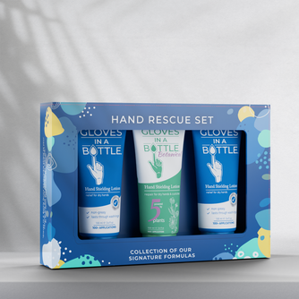 Gloves In A Bottle – Protects & Restores Dry Cracked Skin (3-Pack 3.4oz Tube Gift Set, Variety)