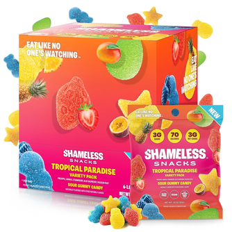 Shameless Snacks Tropical Paradise | Better for you gummies
