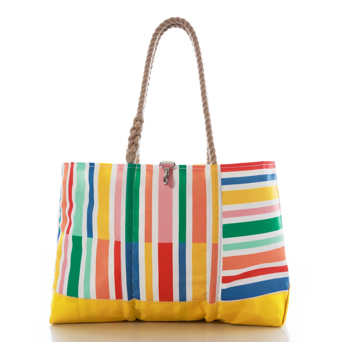 Cabana Stripe Ogunquit Beach Tote Public Relations Media Kit Press Hook