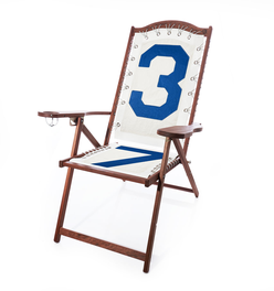 Vintage Blue 37 Lounge Chair