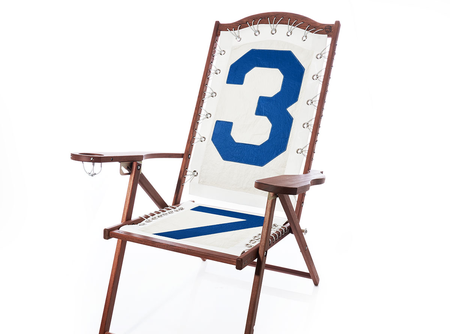 Vintage Blue 37 Lounge Chair