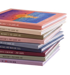 Custom Hardcover Photo Book From Your Kids' Art