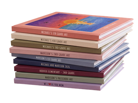 Custom Hardcover Photo Book From Your Kids' Art