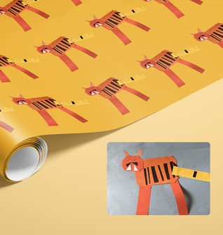 Kids' Art Gift Wrap