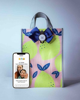 Tokki eco-gift bag + QR code card: Medium