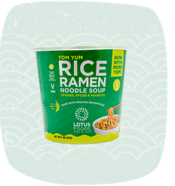 Tom Yum Rice Ramen Noodle Soup