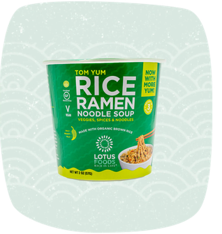 Tom Yum Rice Ramen Noodle Soup