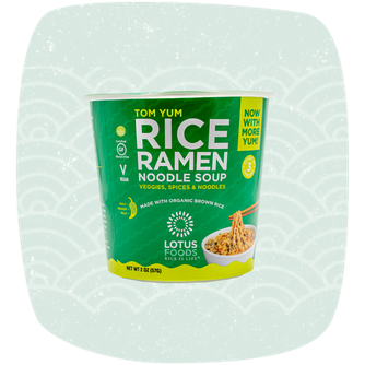 Tom Yum Rice Ramen Noodle Soup