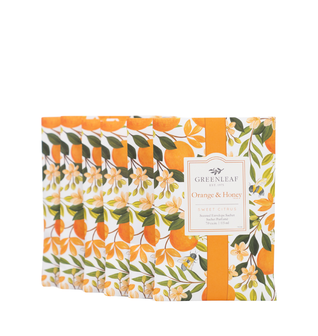 Orange & Honey Scented Envelope Sachet 6 Pack
