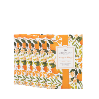 Orange & Honey Scented Envelope Sachet 6 Pack