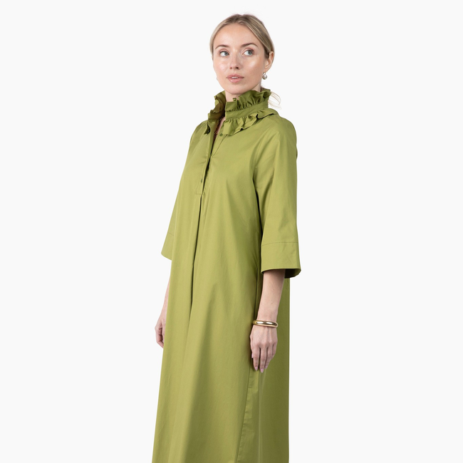 weekender ruffle caftan wasabi.jpg
