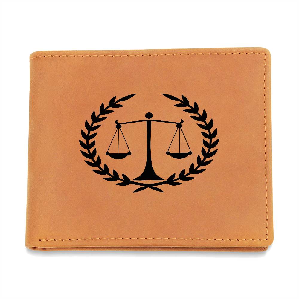Scales of Justice Wallet